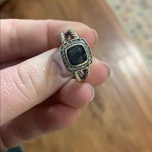David yurman petite Albion ring Black Orchid